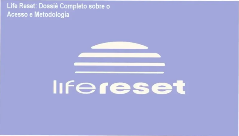 Representação visual de transformação pessoal e reprogramação mental com o tema Life Reset