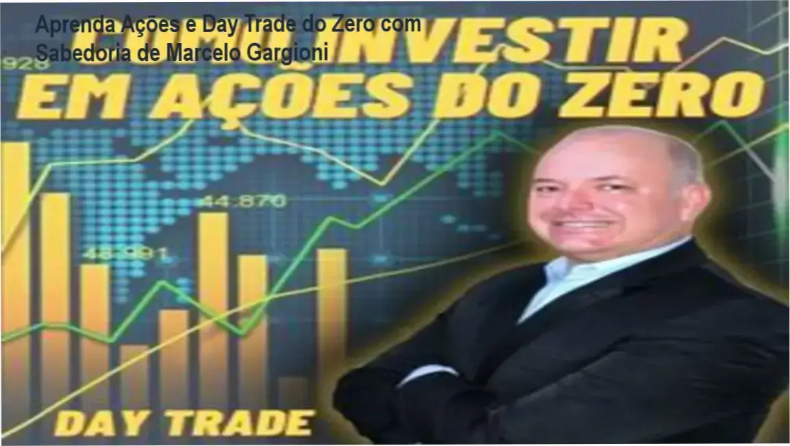 Marcelo Gargioni, trader experiente, ministrando aula prática de análise gráfica com gráficos interativos e anotações ao vivo