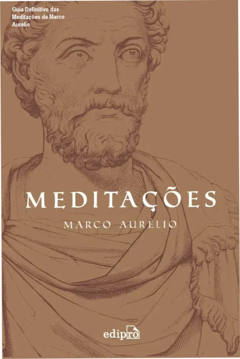 Capa do eBook Meditações de Marco Aurélio com postais e marcador