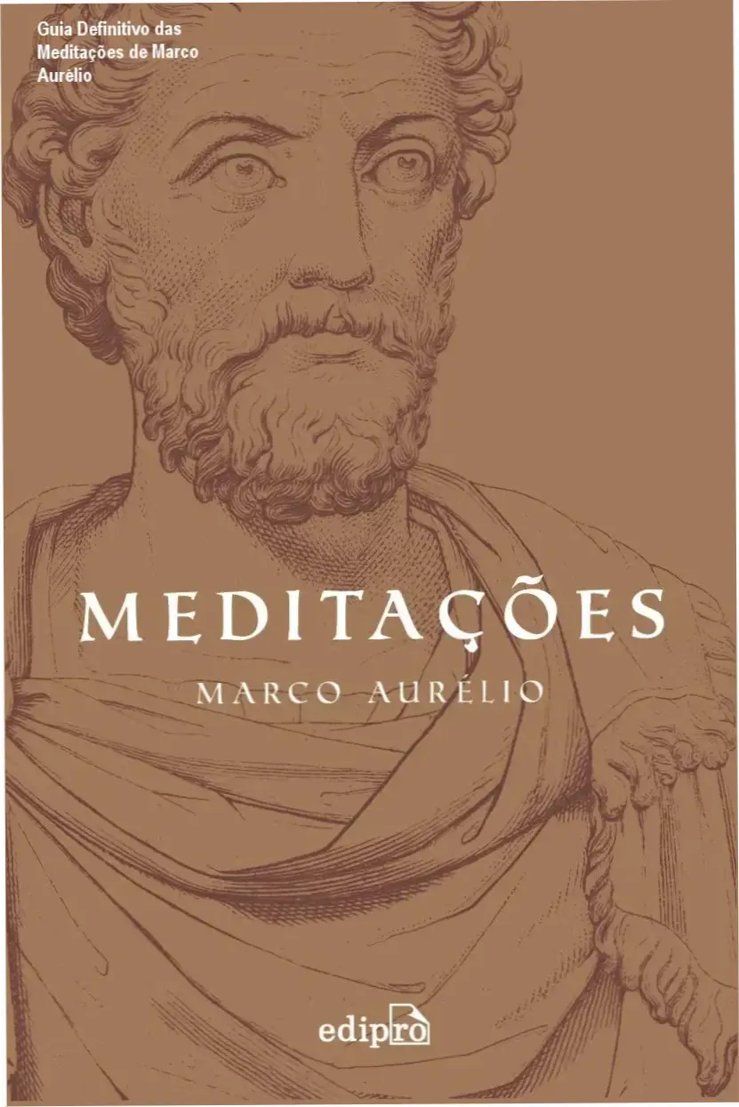 Capa do eBook Meditações de Marco Aurélio com postais e marcador