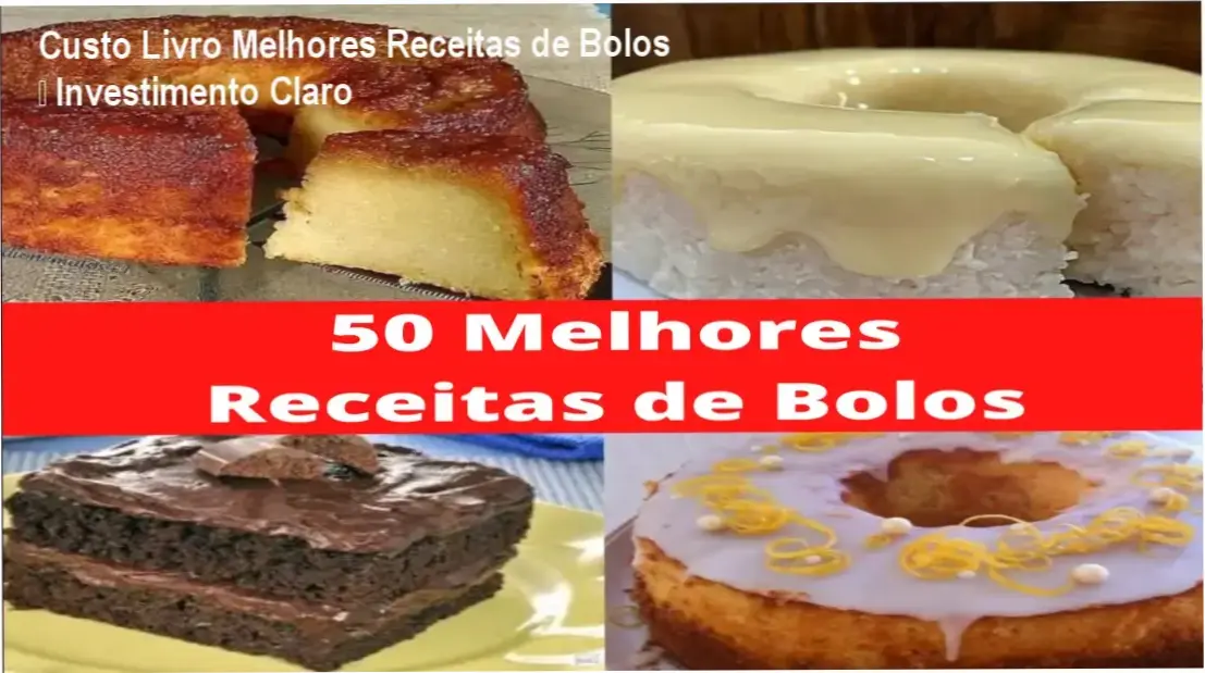 Melhores Receitas de Bolos – custo-benefício e valor percebido