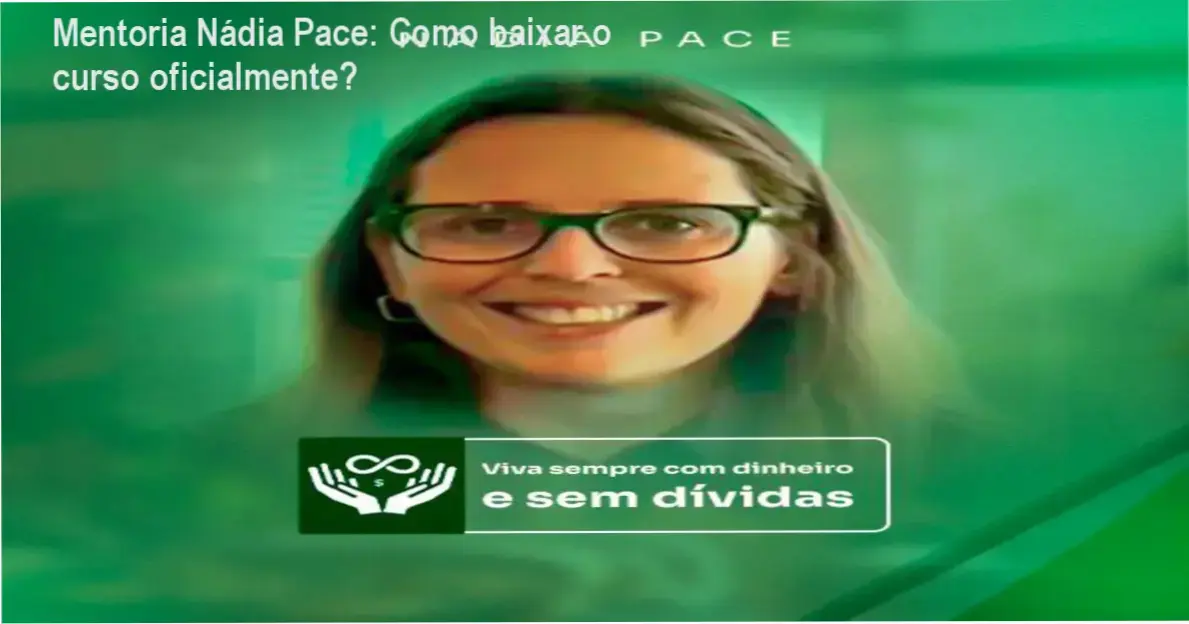 Tela mostrando a página oficial para download da Mentoria Nádia Pace