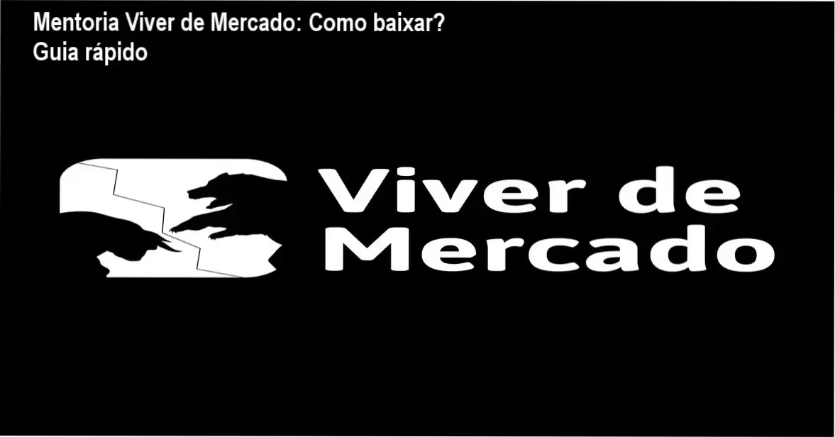Captura da página de acesso à Mentoria Viver de Mercado com Caio Vaz