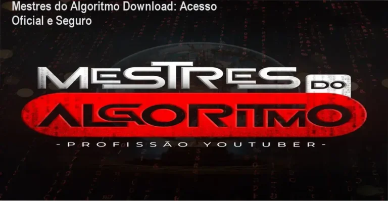 Capa do curso Mestres do Algoritmo de Caio Ferreira com ícone de download