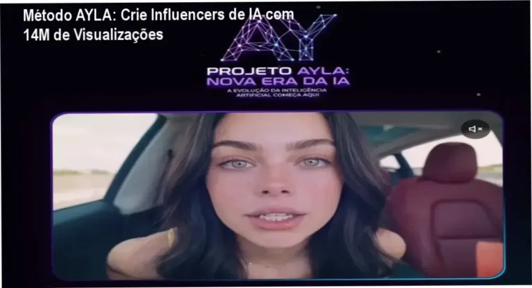 Demonstração de avatares hiper-realistas da IA AYLA em ação na tela de fundo
