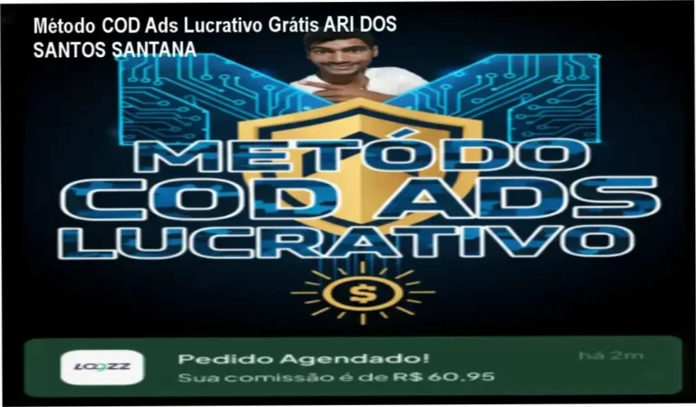 Baixe grátis o Método COD Ads Lucrativo de ARI DOS SANTOS SANTANA com licença oficial. Acesso seguro e direto ao conteúdo prático.