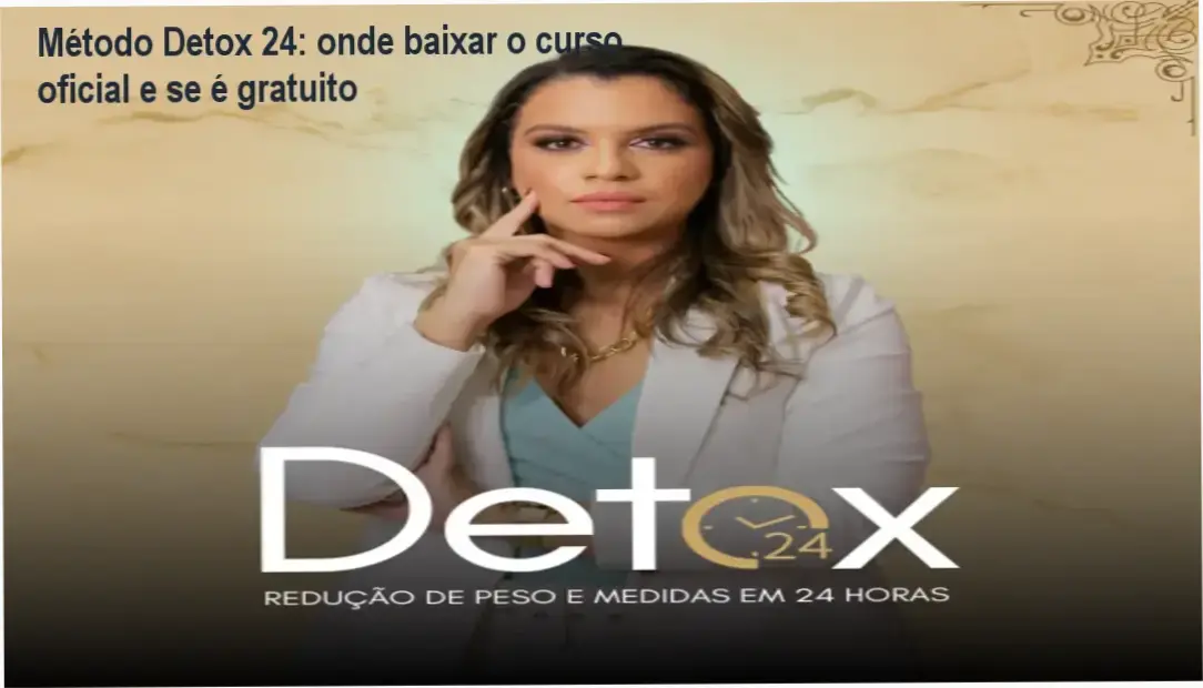Capa do curso Método Detox 24 da Stefanne Holanda para profissionais de estética