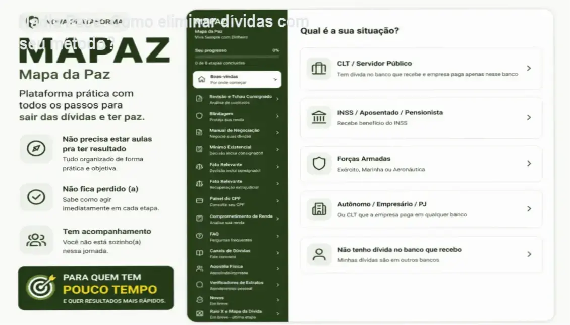 Nádia Pace apresentando a mentoria de eliminação de dívidas com suporte IA