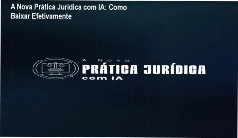 Curso de direito com IA e perguntas sobre download