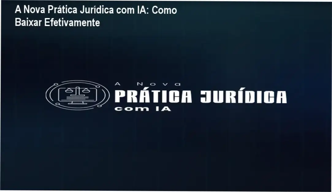 Curso de direito com IA e perguntas sobre download