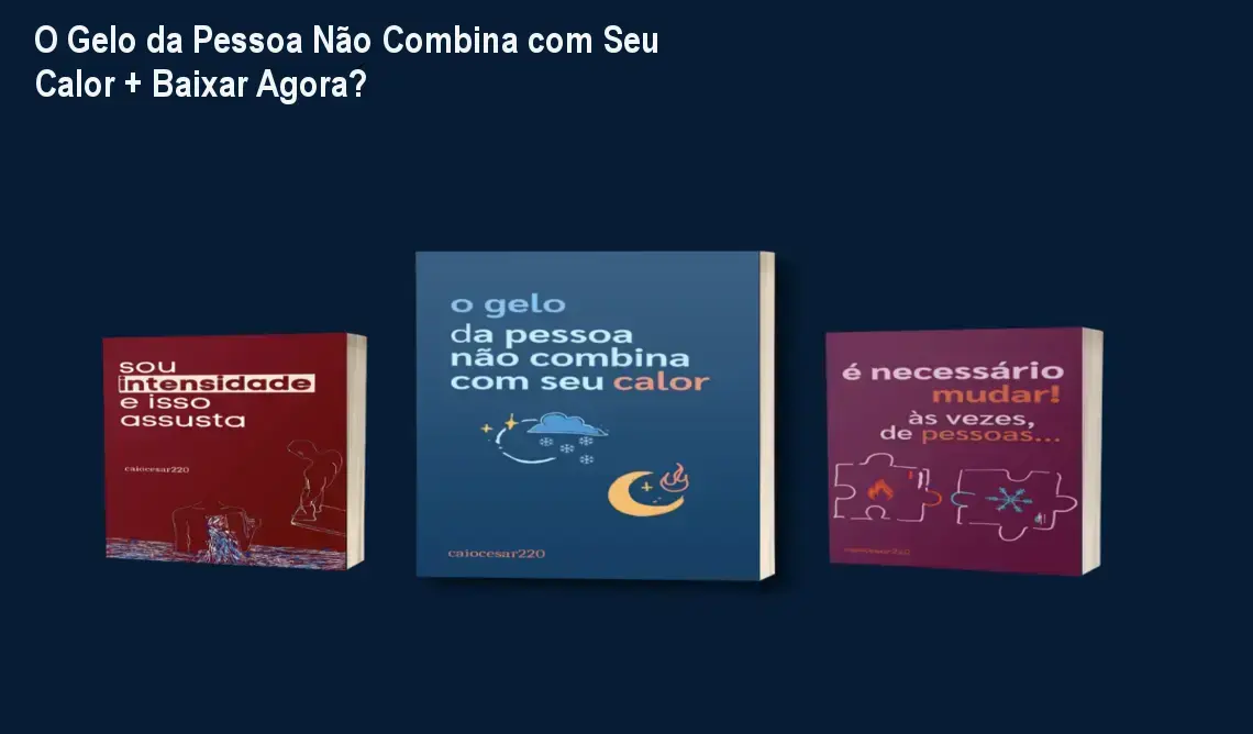 Ebook sobre dinâmicas emocionais e limites para quem é intensidade