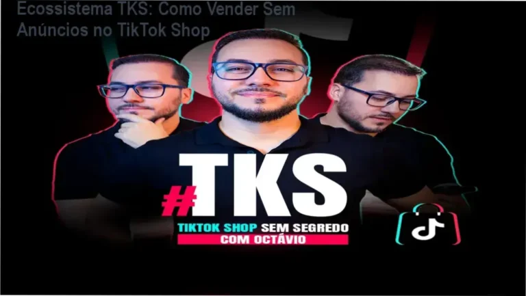 Professor Octávio Henrique apresentando o método de vendas orgânicas do Ecossistema TKS no TikTok Shop
