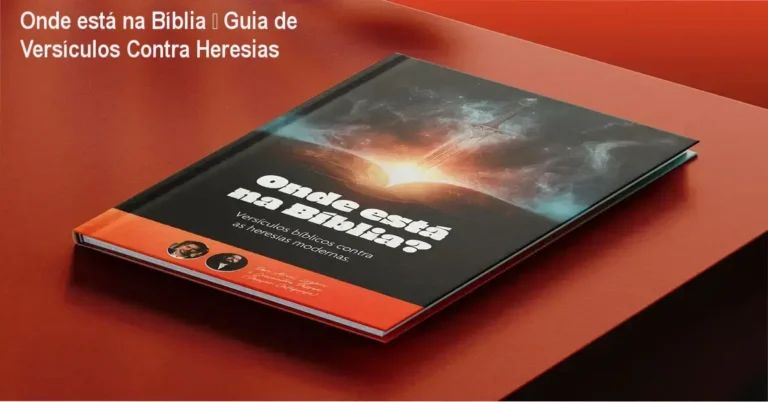 Capa do eBook Onde está na Bíblia mostrando versículos para debates apologéticos