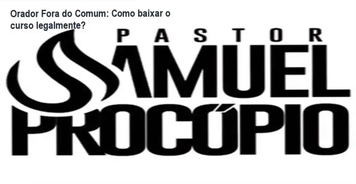 Tela mostrando o curso Orador Fora do Comum disponível para download seguro