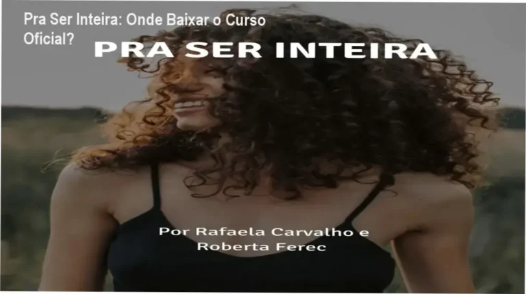 Tela mostrando a página oficial de download do curso Pra Ser Inteira para mães