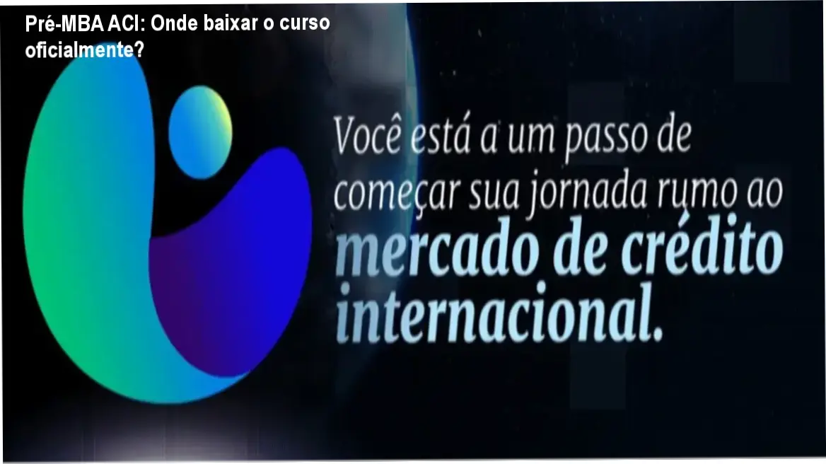 Página de download oficial do curso Pré-MBA ACI