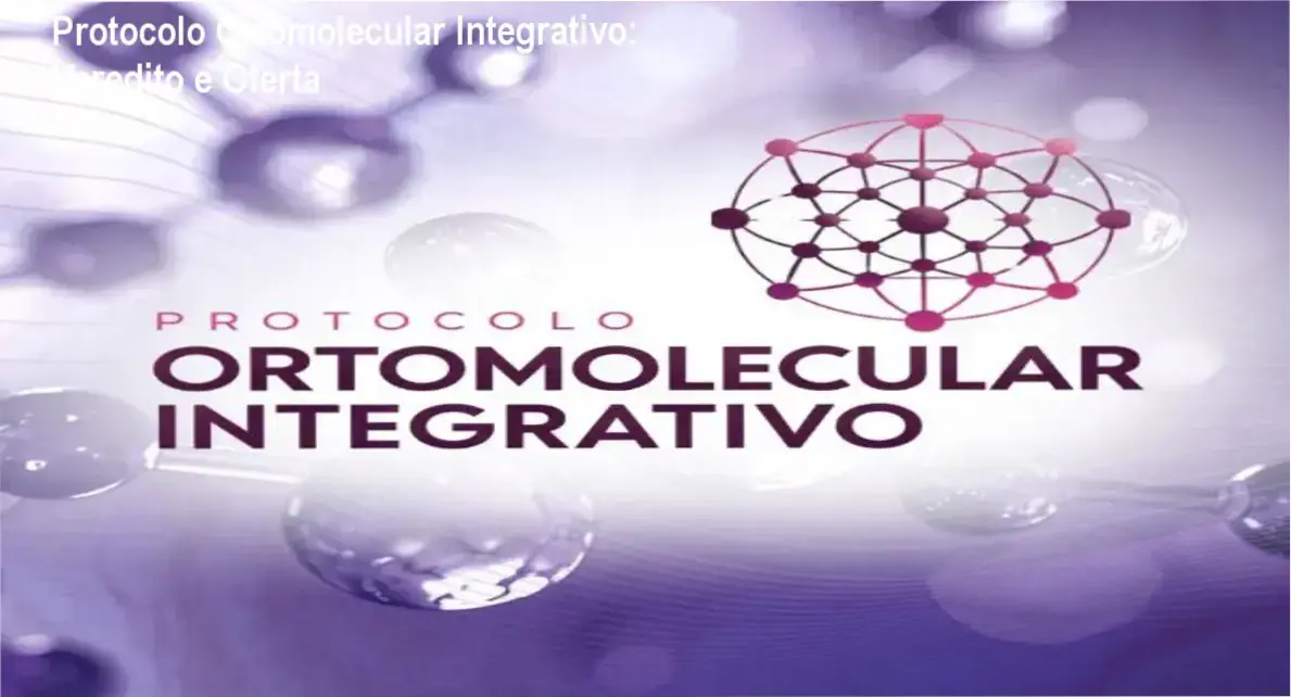 Capa do Veredito do Protocolo Ortomolecular Integrativo com destaque para a oferta promocional