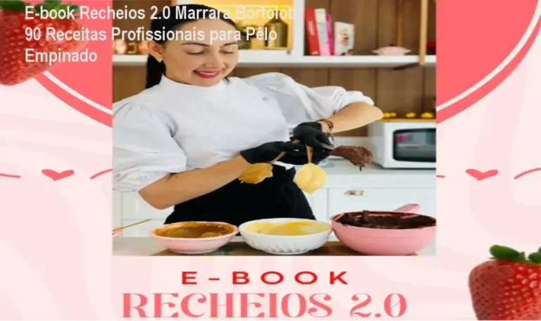 Imagem ilustrada mostrando diversos recheios de bolo como mousse de chocolate e recheio de fubá com bônus