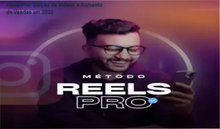 Participante usando Reels Pro para editar vídeos com efeitos sonoros e legendas dinâmicas em ambiente profissional