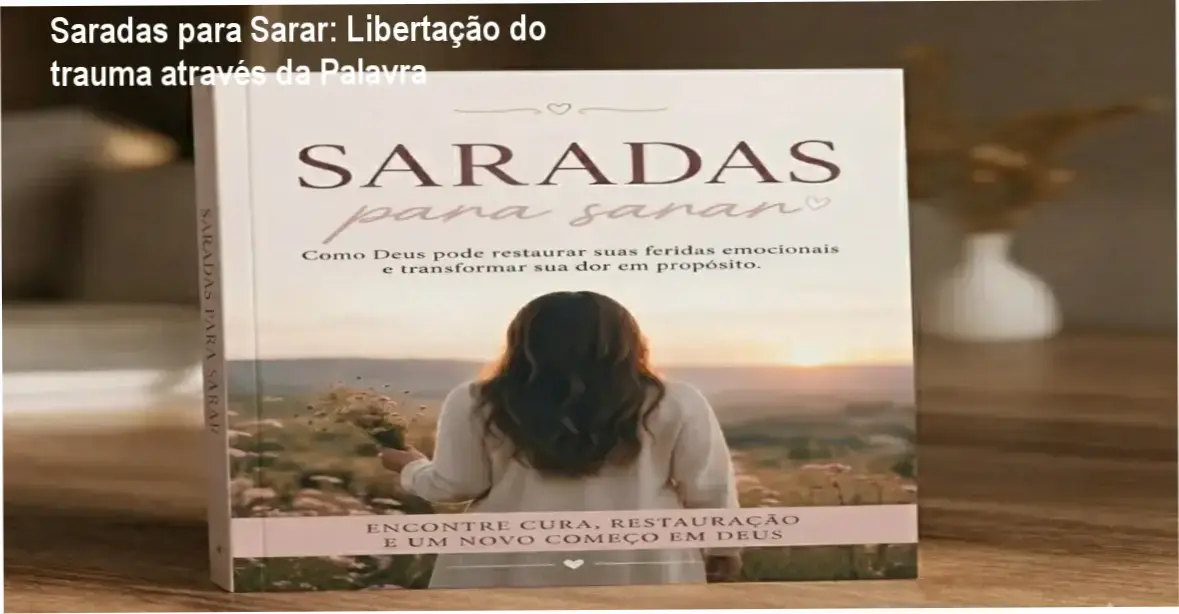Capa inspiradora do eBook menor que cura com textos bíblicos e promessas de restauração