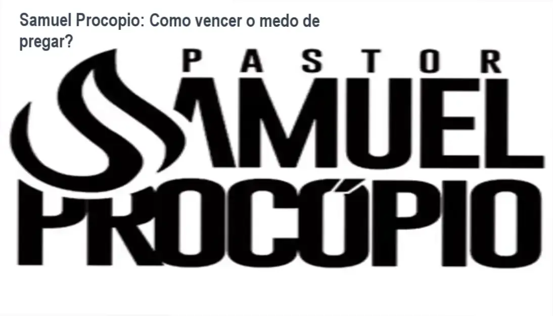Samuel Procopio ministrando um curso de oratória ministerial para pregadores