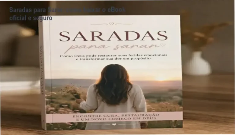 Capa do eBook Saradas para Sarar com ícone de download em dispositivo móvel
