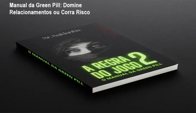 Capa digital do livro A Regra do Jogo 2: O Manual da Green Pill com destaque para o conceito de proteção emocional