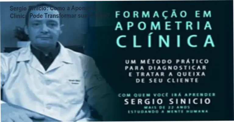 Sergio Sinicio apresentando a Formação em Apometria Clínica em ambiente digital