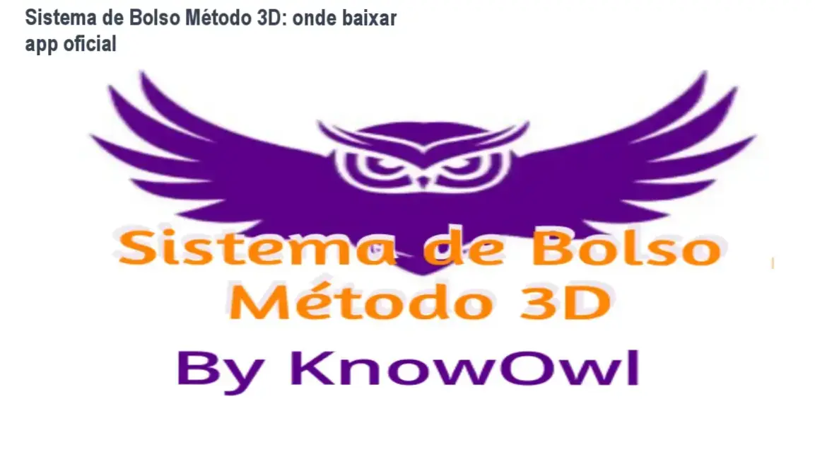 Tela do aplicativo Raio-X Financeiro 3D do Sistema de Bolso Método 3D em celular