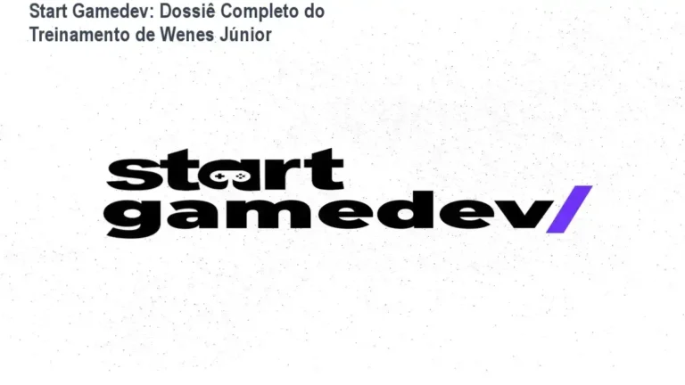 Interface de desenvolvimento de um jogo 2D estilo RPG top-down sendo criada no curso Start Gamedev