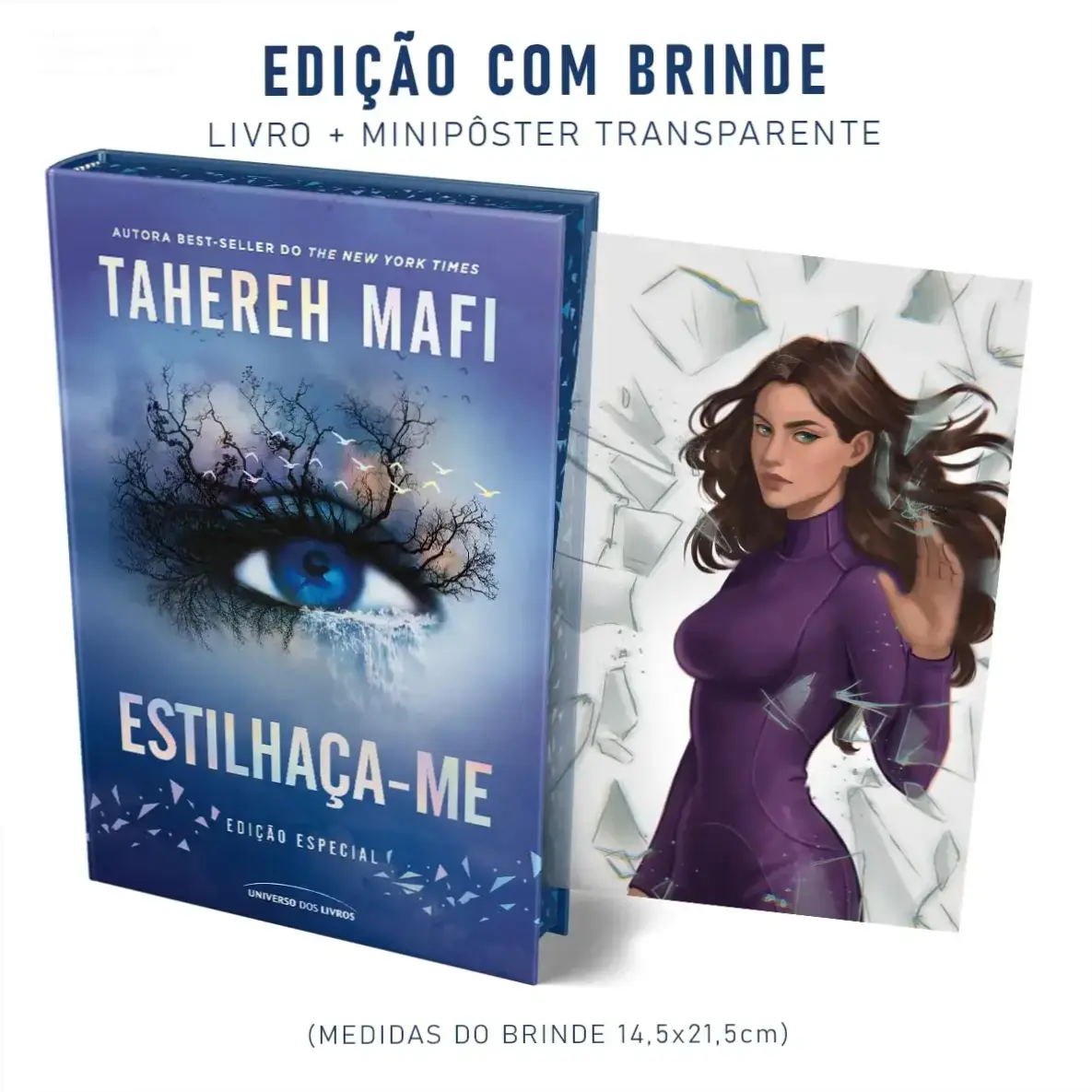 Capa de edição de luxo de Estilhaça-me com brinde exclusivo