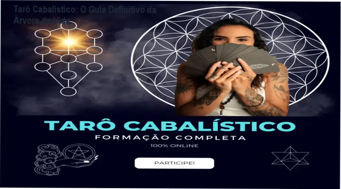 Curso de Tarô Cabalístico com foco na Árvore da Vida e integração com tradições esotéricas