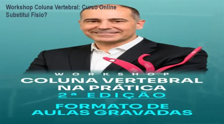 Capa do Workshop Coluna Vertebral na Prática com aulas gravadas sobre fisioterapia funcional