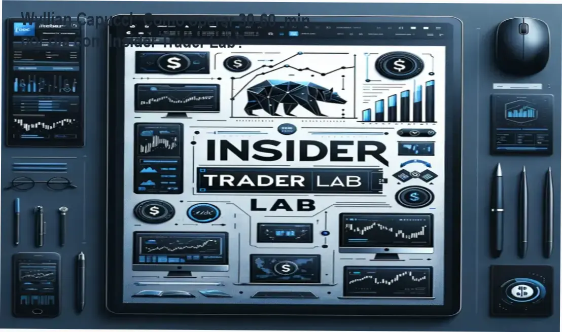 Wyllian Capucci apresentando a Mentoria Insider Trader Lab com foco em análise macro e fluxo de ordens
