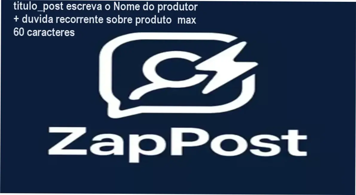 Tela do aplicativo ZapPost mostrando interface de postagens prontas no WhatsApp com legenda otimizada, hashtags e roteiro de vídeo curto
