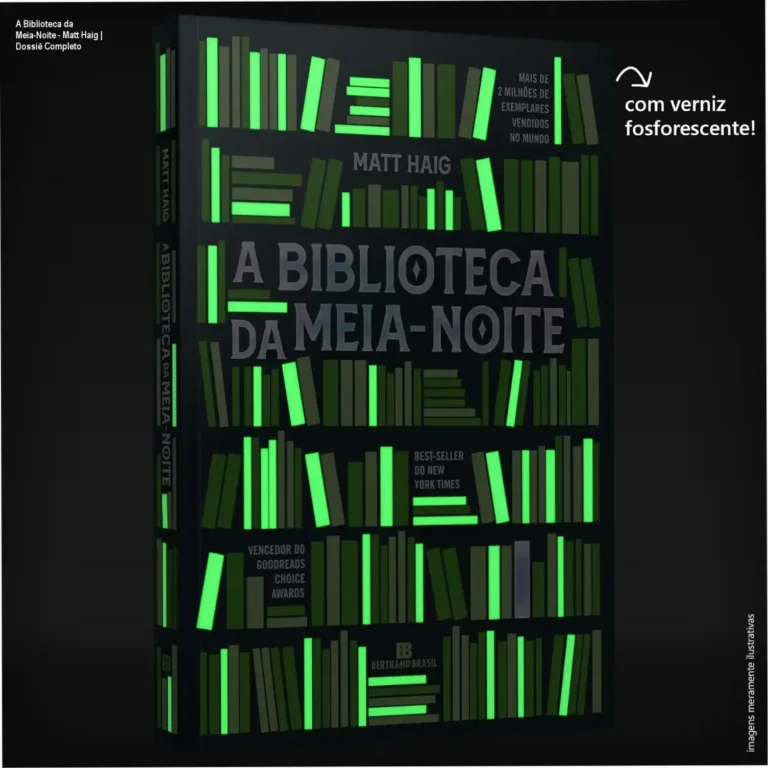 Capa do livro A Biblioteca da Meia-Noite de Matt Haig em formato digital