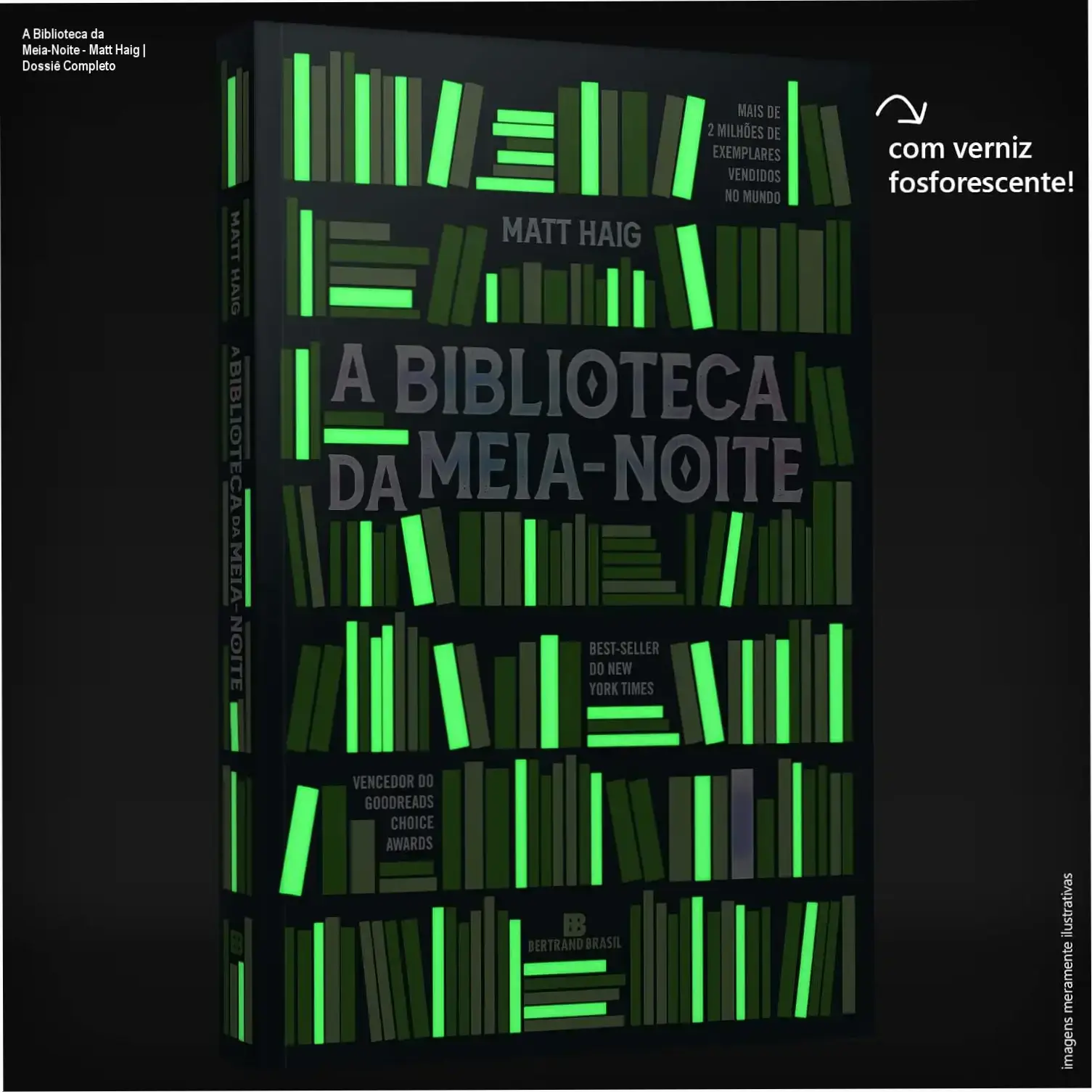 Capa do livro A Biblioteca da Meia-Noite de Matt Haig em formato digital