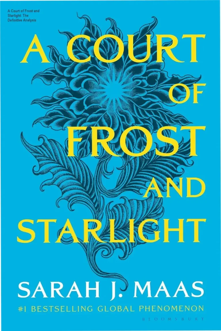 Cover of A Court of Frost and Starlight by Sarah J. Maas digital ebook version