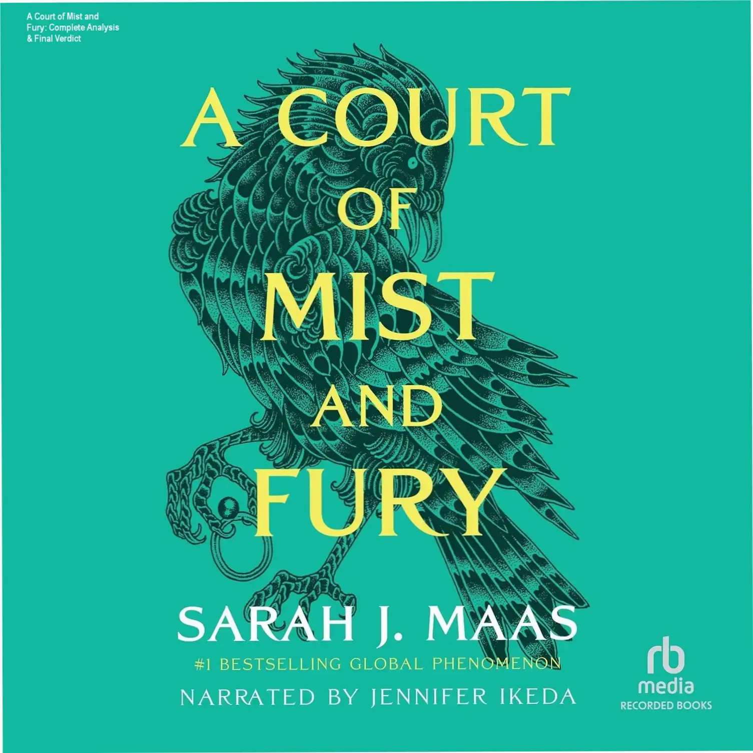 Book cover of A Court of Mist and Fury by Sarah J. Maas for an analytical review