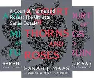 A Court of Thorns and Roses complete book series collection showcasing hardcover and digital editions