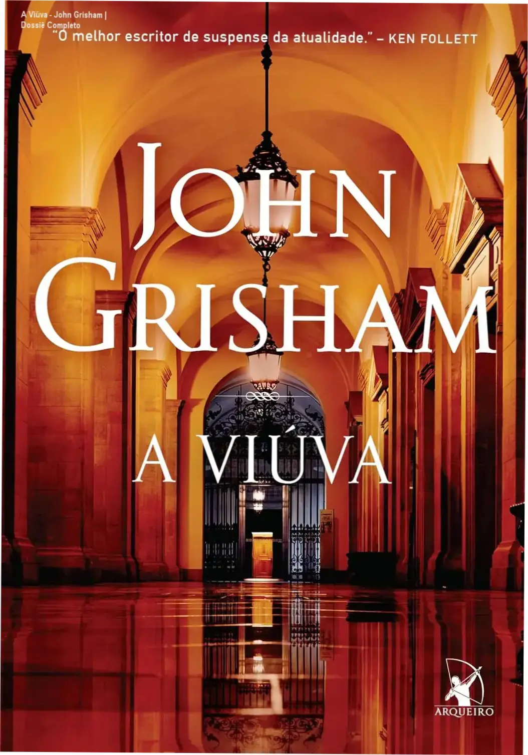 Capa do eBook A Viúva de John Grisham em formato Kindle