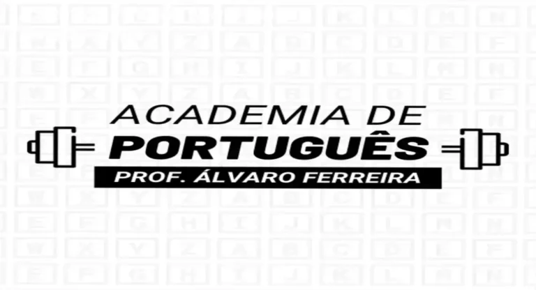 Interface de estudo do curso Academia do Português de Álvaro Ferreira focada em resolução de questões para concursos