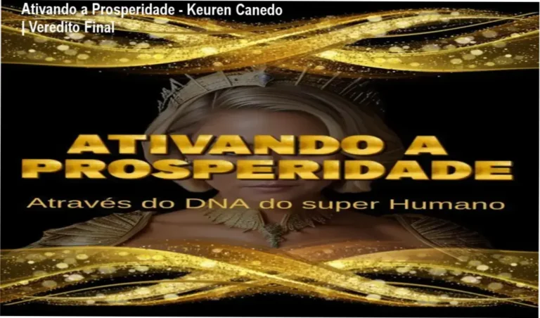 Capa do treinamento Ativando a Prosperidade DNA do Super Humano de Keuren Canedo