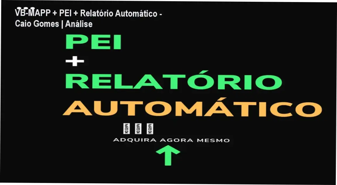 Interface de planilha Excel automatizada para geração de relatórios VB-MAPP e PEI