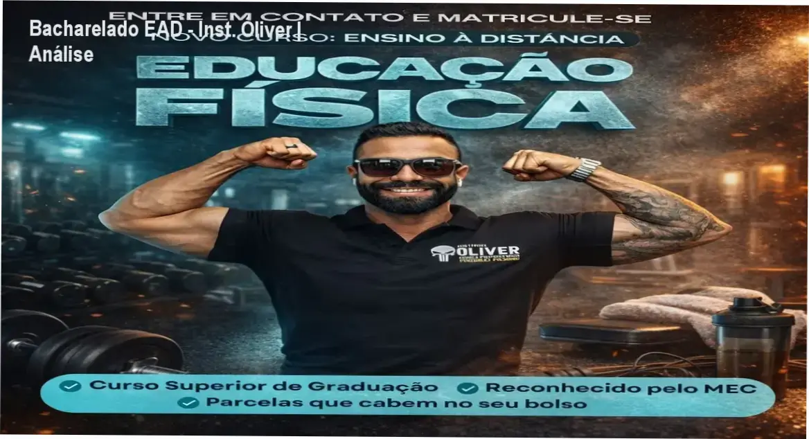 Capa do ebook Superior Bacharelado em Educação Física EAD – Instituto Óliver