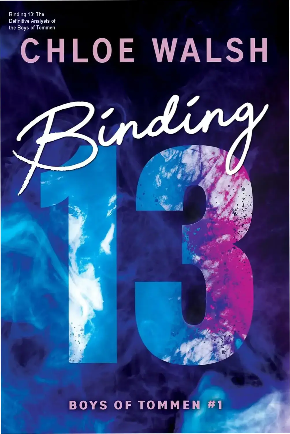 Digital cover of Binding 13 by Chloe Walsh, a bestselling sports romance ebook