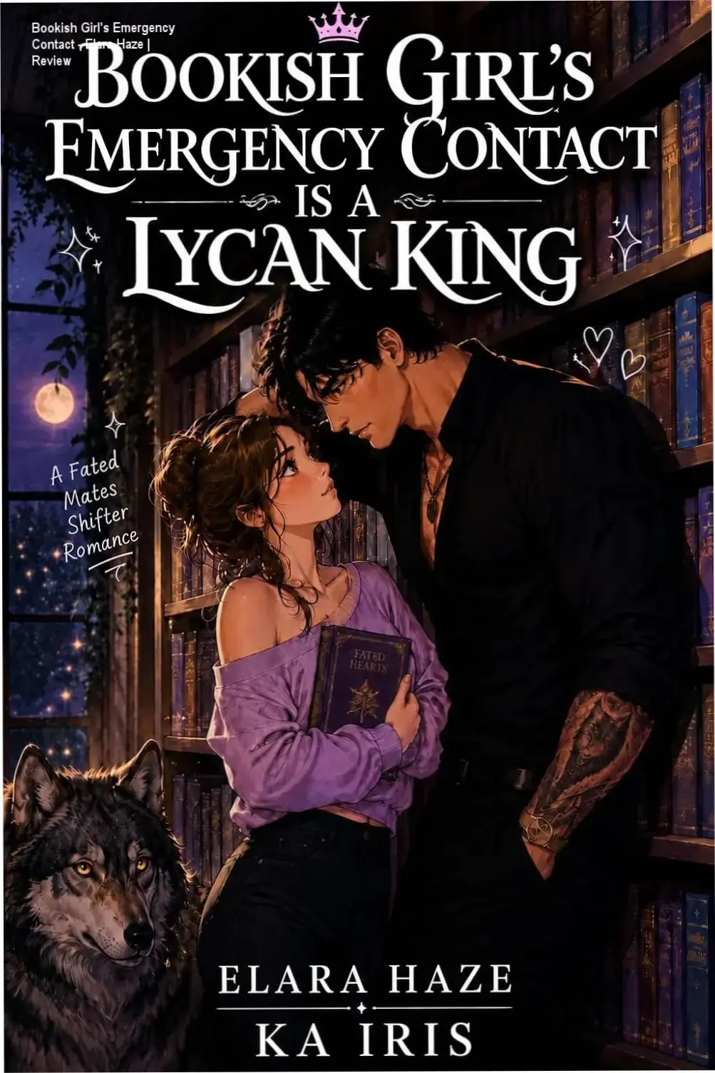 Bookish Girl's Emergency Contact Is a Lycan King ebook cover
