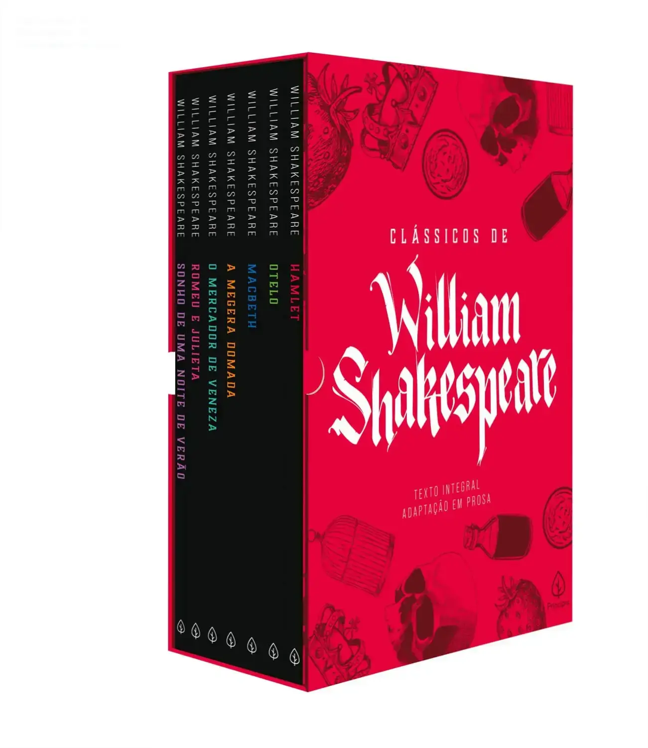 Conjunto Box Clássicos de William Shakespeare em versão adaptada