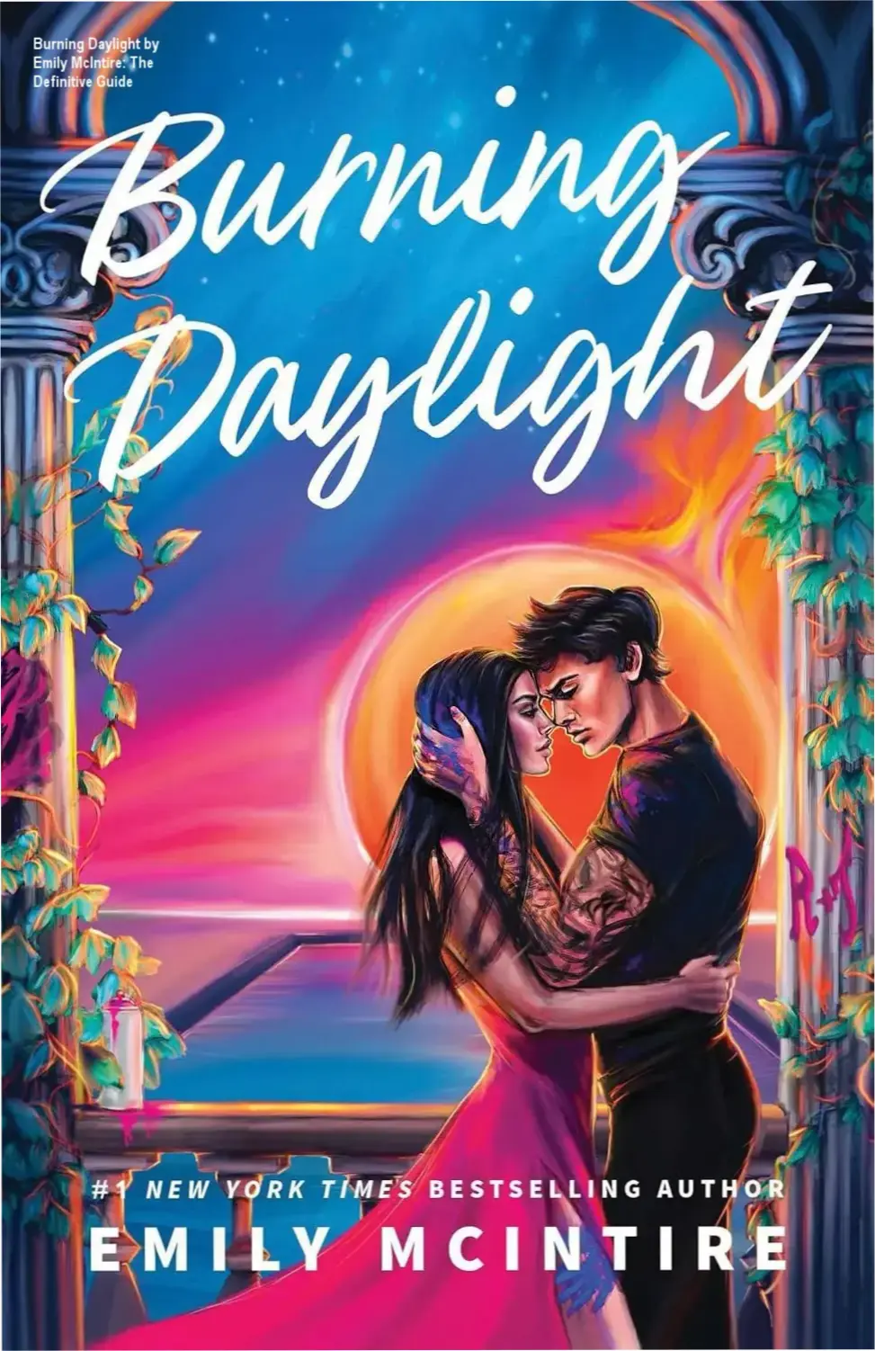 Burning Daylight ebook cover showcasing the dark contemporary romance theme