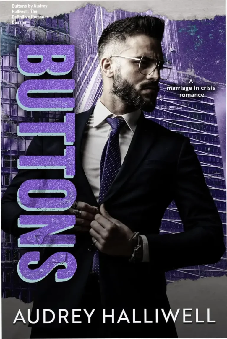 Ebook cover of Buttons by Audrey Halliwell featuring a marriage-in-crisis CEO romance theme